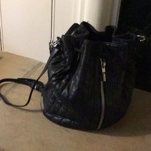 Elizabeth and James Leather Connie Sling Bucket Bag